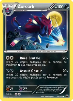 Zoroark 71/108 Explorateurs Obscurs