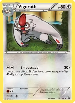 Vigoroth 102/124 Dragons Éxaltés