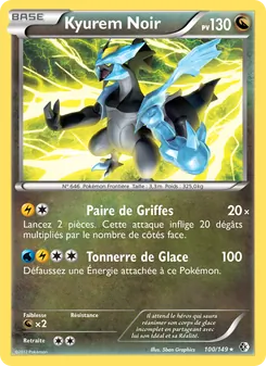 Kyurem Noir 100/149 Frontières Franchies