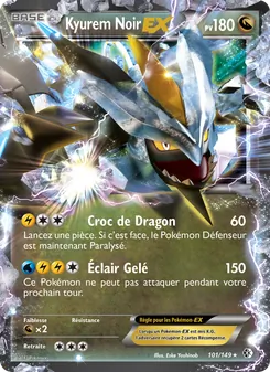 Kyurem Noir-EX 101/149 Frontières Franchies