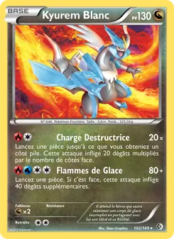 Kyurem Blanc 102/149 Frontières Franchies