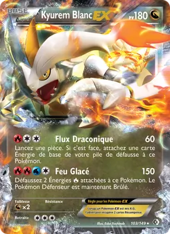 Kyurem Blanc EX 103/149 Frontières Franchies