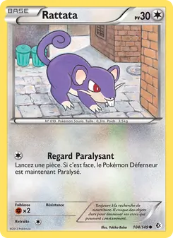 Rattata 104/149 Frontières Franchies