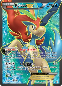 Keldeo EX 142/149 Frontières Franchies