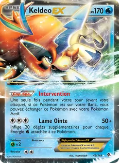 Keldeo EX 49/149 Frontières Franchies