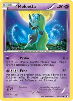 Meloetta 77/149 Frontières Franchies
