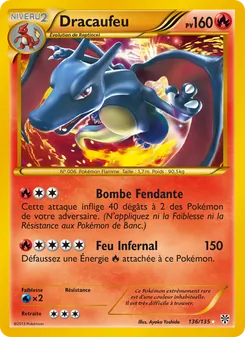 Dracaufeu 136/135 Tempète Plasma