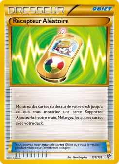 Récepteur Aléatoire 138/135 Tempète Plasma