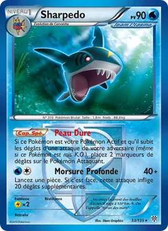 Sharpedo 33/135 Tempète Plasma