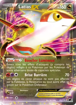 Latias-EX 85/116 Glaciation Plasma