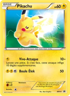 Pikachu BW54 Promo BW