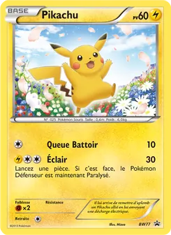 Pikachu BW77 Promo BW
