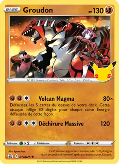 Groudon 17/25 Célébrations