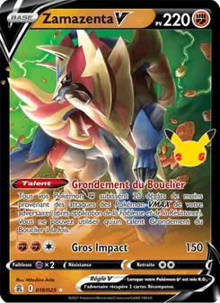 Zamazenta V 18/25 Célébrations