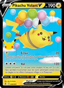 Pikachu Volant V 6/25 Célébrations