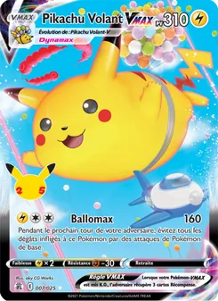 Pikachu Volant VMAX 7/25 Célébrations