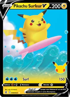 Pikachu Surfeur V 8/25 Célébrations