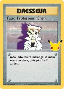Faux Professeur Chen 29/25 Célébrations