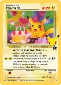 Pikachu de ________ 33/25 Célébrations