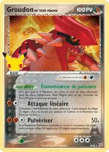 Groudon de Team Magma 36/25 Célébrations