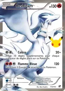 Reshiram 45/25 Célébrations