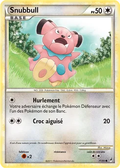 Snubbull 71/95 L'appel des Légendes