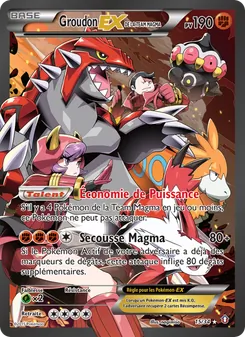 Groudon-EX de la Team Magma 15/34 Double Danger