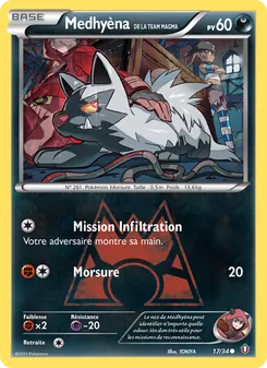 Medhyèna de la Team Magma 17/34 Double Danger