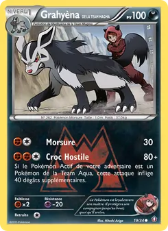 Grahyèna de la Team Magma 19/34 Double Danger