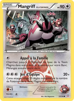 Mangriff de la Team Magma 22/34 Double Danger