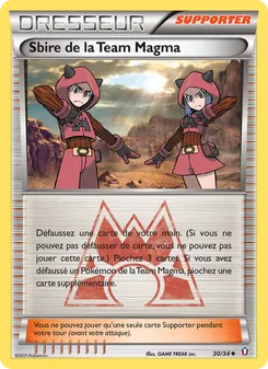 Sbire de la Team Magma 30/34 Double Danger