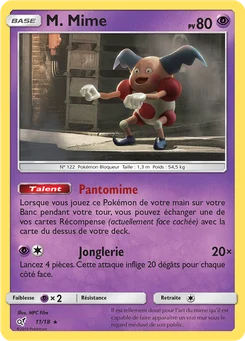 M. Mime 11/18 Détective Pikachu