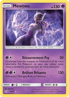 Mewtwo 12/18 Détective Pikachu