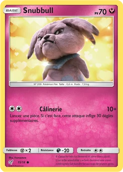 Snubbull 15/18 Détective Pikachu