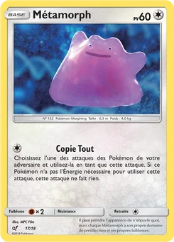 Métamorph 17/18 Détective Pikachu
