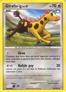 Girafarig 49/123 Trésors Mystérieux