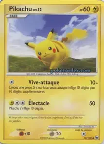 Pikachu 70/100 Aube Majestueuse