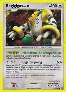 Regigigas 37/146 Éveil des Légendes