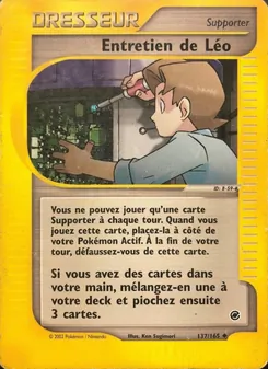 Entretien de Léo 137/165 Expedition