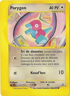 Porygon 103a Aquapolis