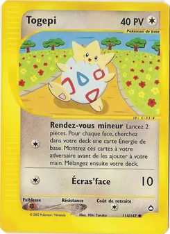 Togepi 114/147 Aquapolis