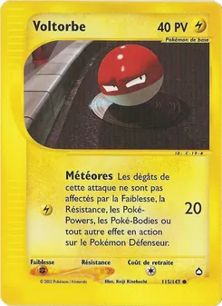 Voltorbe 115/147 Aquapolis