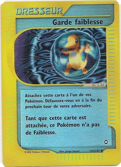 Garde faiblesse 141/147 Aquapolis