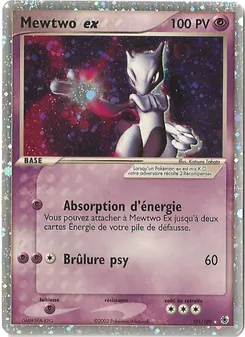 Mewtwo ex 101/109 EX Rubis & Saphir