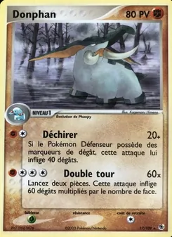 Donphan 17/109 EX Rubis & Saphir