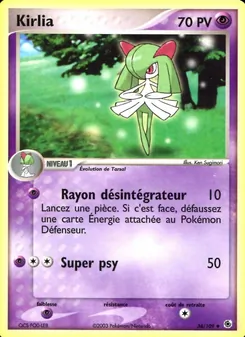 Kirlia 34/109 EX Rubis & Saphir