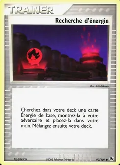 Recherche d'énergie 90/109 EX Rubis & Saphir