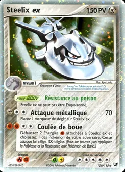 Steelix ex 109/115 EX Forces Cachées