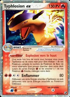 Typhlosion ex 110/115 EX Forces Cachées