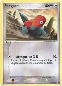 Porygon 69/115 EX Forces Cachées